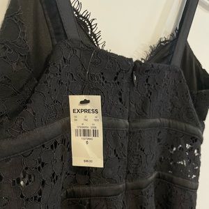 Express Black Lace Dress